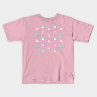 Cute lovely cats pattern Kids T-Shirt